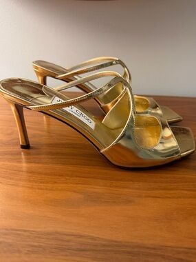Jimmy Choo Gold Heels